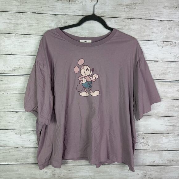 Mickey Mouse Genuine Mousewear T-Shirt for Women – Plum - Picture 1 of 4